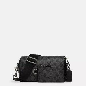 COACH CJ674 | Axel Crossbody In Signature Canvas